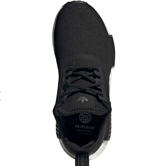 New Adidas Kids NMD_R1 J Primeblue Shoes Size: 6.5 Black/White - Picture 4 of 14